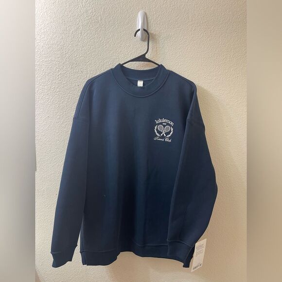 NWT Lululemon Heavyweight Fleece Pullover *Tennis Club size M - Picture 7 of 8